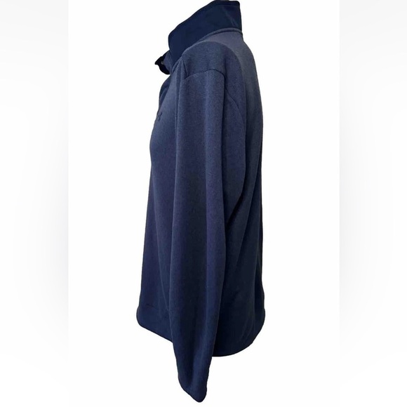 Under Armour Golf Men's Storm ColdGear Pullover Navy Blue Sweater Large 1/4 Snap - Picture 4 of 13